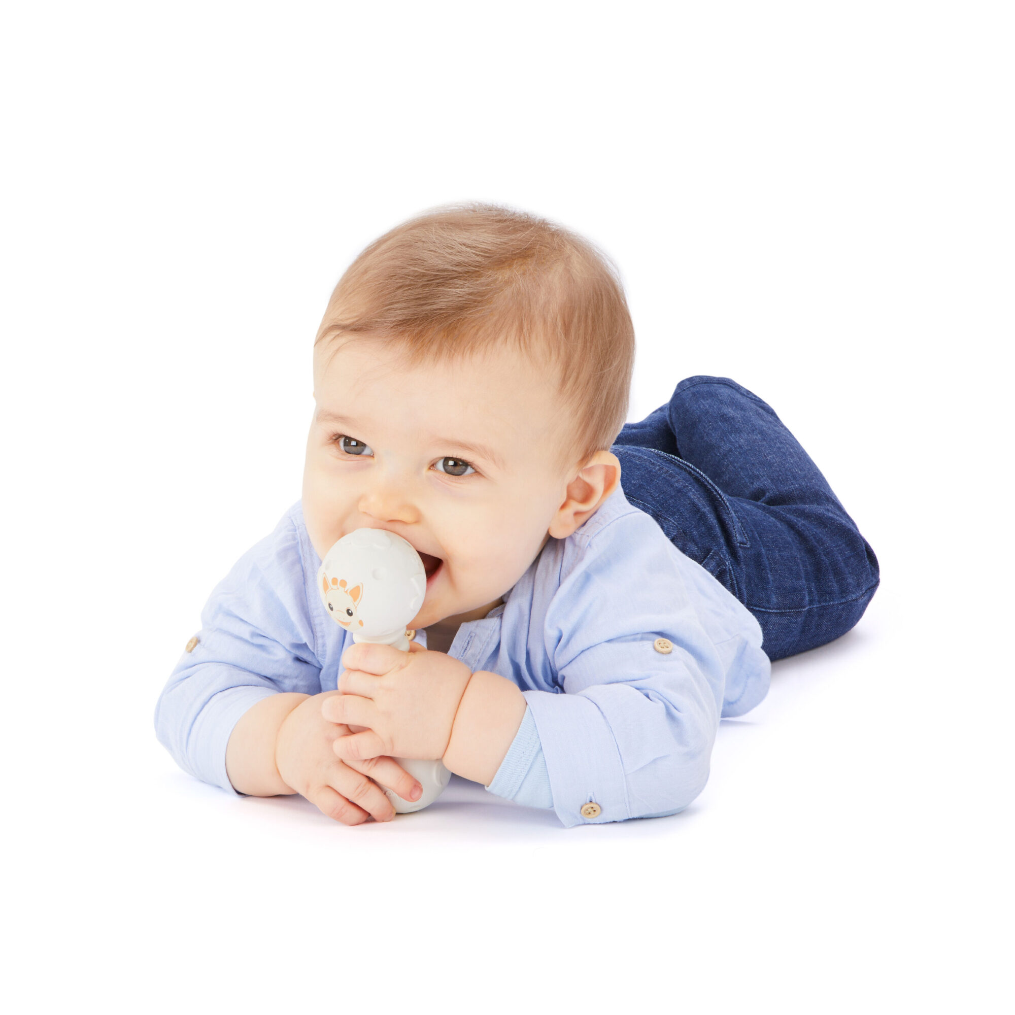 Kauczukowa grzechotka do gryzienia - obrazek 2