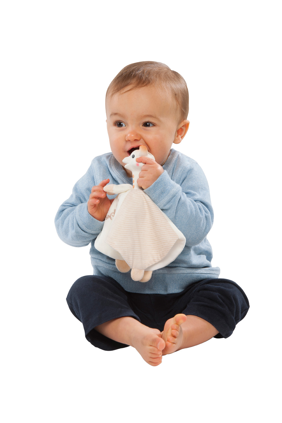 Gryzak główka Żyrafy Sophie z przytulanką So'Pure - obrazek 5