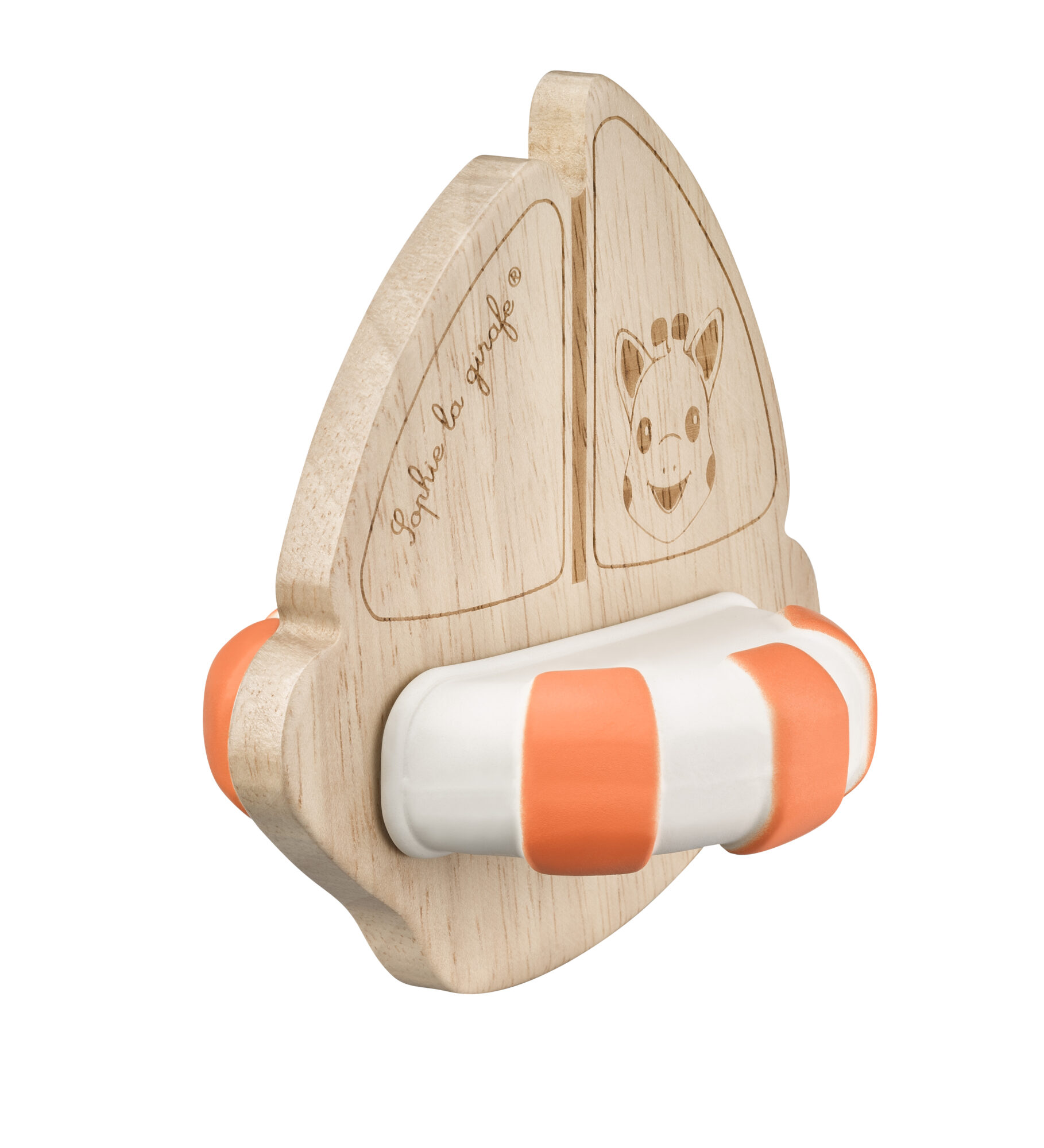 Gryzak łódka (drewno+kauczuk) - obrazek 3