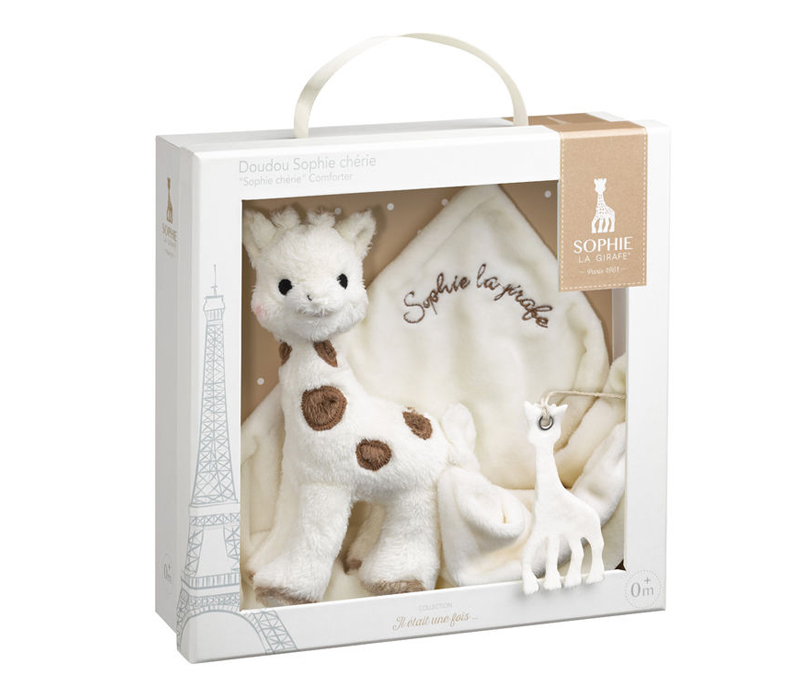 Przytulanka z pluszaczkiem Żyrafa Sophie